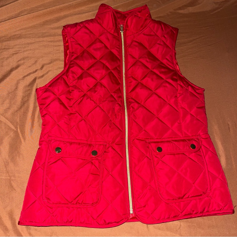 St. John's Bay Quilted Red Vest